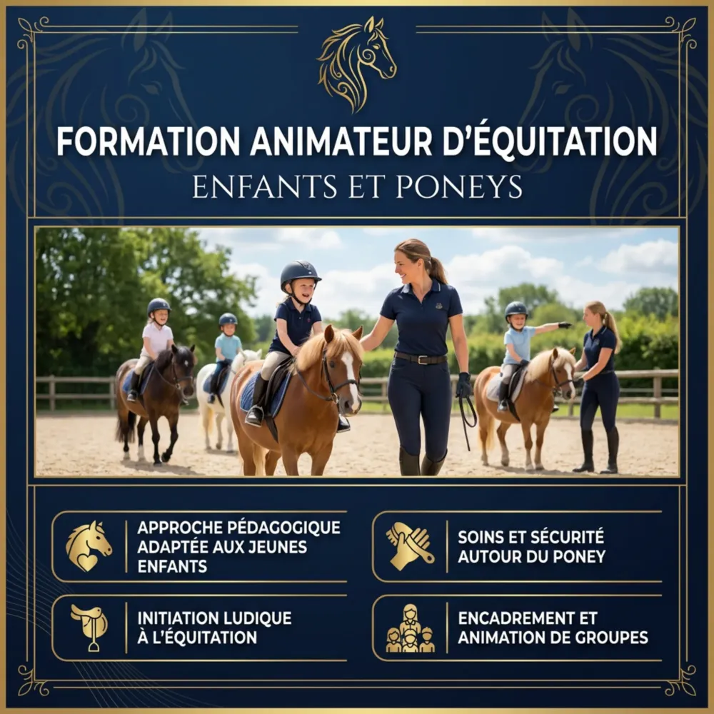 Formation Animateur Equitation Monitrice Enfants